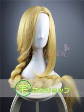 画像3: Tangled 塔の上のラプンツェル ラプンツェル Rapunzel  風  コスプレウィッグ かつら cosplay wig 耐熱ウィッグ  専用ネット付   (3)