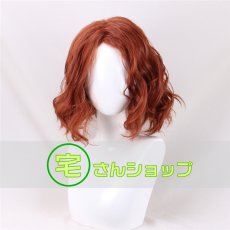 画像1: アベンジャーズ   ブラック ウィドウ   ナターシャ ロマノフ  風  コスプレウィッグ かつら cosplay wig 耐熱ウィッグ  専用ネット付   (1)