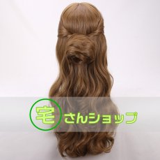 画像4: 美女と野獣 プリンセス ベル 風  ハロウィン お姫様    コスプレウィッグ かつら cosplay wig 耐熱ウィッグ  専用ネット付   (4)