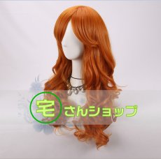 画像3: ONE PIECE ワンピース ナミ 風  新世界2年後 コスプレウィッグ かつら cosplay wig 耐熱ウィッグ  専用ネット付   (3)