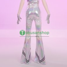 画像10: パンスト パンティ&ストッキングwithガーターベルト  ポリエステル  風 コスチューム コスプレ衣装 (10)