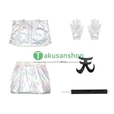 画像12: パンスト パンティ&ストッキングwithガーターベルト  ポリエステル  風 コスチューム コスプレ衣装 (12)