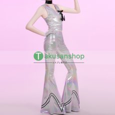 画像3: パンスト パンティ&ストッキングwithガーターベルト  ポリエステル  風 コスチューム コスプレ衣装 (3)