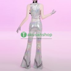 画像4: パンスト パンティ&ストッキングwithガーターベルト  ポリエステル  風 コスチューム コスプレ衣装 (4)