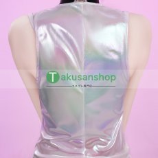 画像9: パンスト パンティ&ストッキングwithガーターベルト  ポリエステル  風 コスチューム コスプレ衣装 (9)