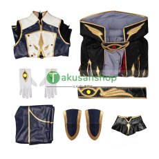 画像30: CODE GEASS コードギアス 反逆のルルーシュR2 枢木スザク ナイト オブ ゼロ 風 コスチューム コスプレ衣装 (30)