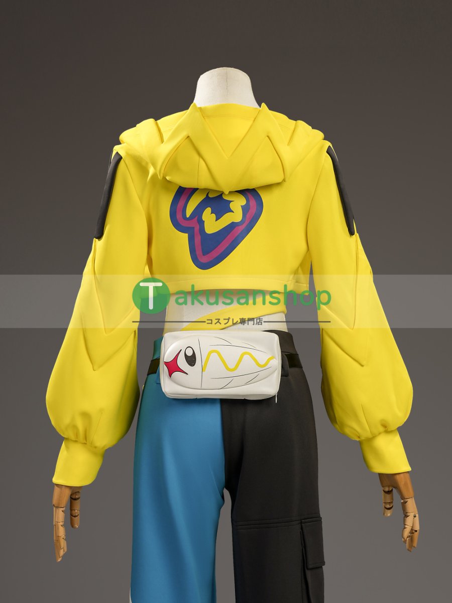 画像22: ポケモンZA  ポケモンレジェンズZA  ポケモンレジェンズゼットエー  カナリィ  風 コスチューム コスプレ衣装 (22)