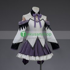 画像2: 劇場版 魔法少女まどか☆マギカ  ワルプルギスの廻天  暁美ほむら  風 コスチューム コスプレ衣装 (2)