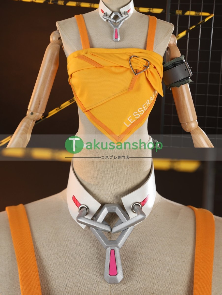 画像10: オーバーウォッチ 2 Overwatch 2 LE SSERAFIM  ルセラフィム  マーシー  風 仮装 コスチューム コスプレ衣装 (10)