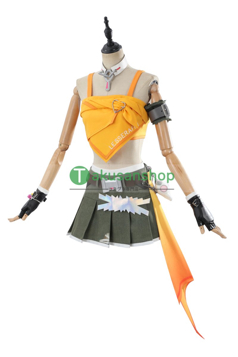 画像2: オーバーウォッチ 2 Overwatch 2 LE SSERAFIM  ルセラフィム  マーシー  風 仮装 コスチューム コスプレ衣装 (2)