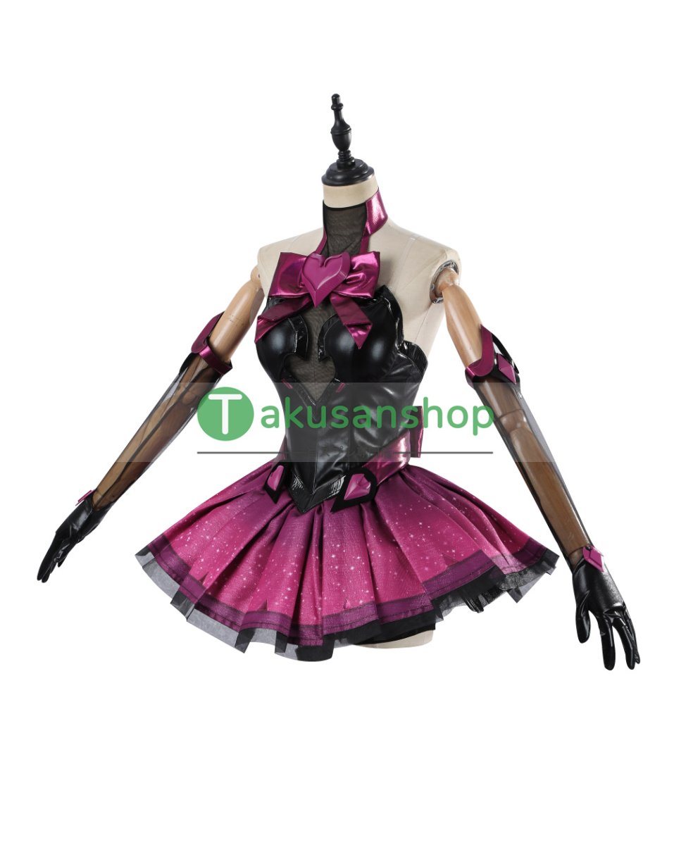 画像2: オーバーウォッチ 2 Overwatch 2 ドキドキ・ウォッチ ノクターナ  魔法少女  D.VA DVA ハナ・ソング  風 仮装 コスチューム コスプレ衣装 (2)