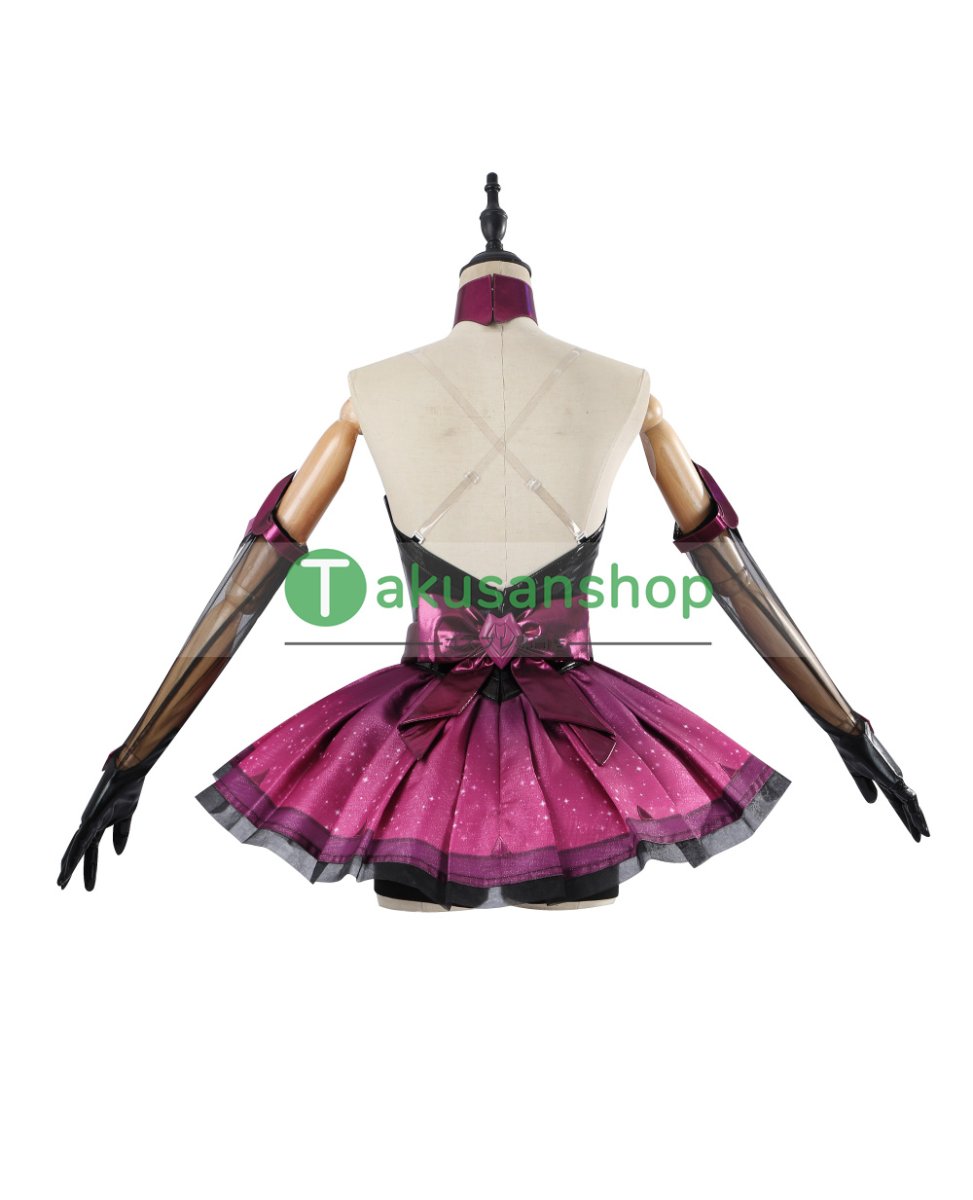 画像4: オーバーウォッチ 2 Overwatch 2 ドキドキ・ウォッチ ノクターナ  魔法少女  D.VA DVA ハナ・ソング  風 仮装 コスチューム コスプレ衣装 (4)