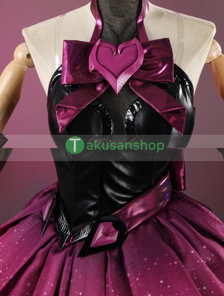 画像5: オーバーウォッチ 2 Overwatch 2 ドキドキ・ウォッチ ノクターナ  魔法少女  D.VA DVA ハナ・ソング  風 仮装 コスチューム コスプレ衣装 (5)