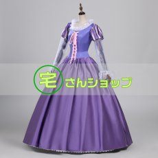 画像2: ディズニー　Tangled 塔の上のラプンツェル ラプンツェル Rapunzel  コスプレ衣装 (2)