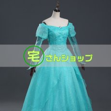 画像2: ディズニー プリンセス リトル マーメイド ドレス人魚姫 アリエル ドレス  コスチューム コスプレ衣装 (2)