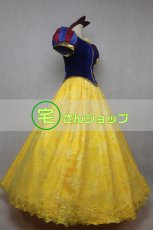 画像2: 【上着+ロングスカート+マント+髪飾り+パニエ】ディズニープリンセス 白雪姫 ハロウィン お姫様 コスプレ衣装 コスチューム マント付き (2)