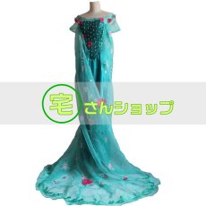 画像1: アナと雪の女王 エルサのサプライズ Frozen Fever エルサ Elsa ハロウィン お姫様 コスプレ衣装 コスチューム (1)