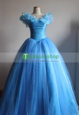 画像1:  シンデレラ  Cinderella プリンセス  ドレス  ハロウィン お姫様 風 コスチューム コスプレ衣装 オーダーメイド (1)