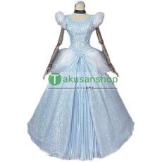 画像1:  シンデレラ  Cinderella プリンセス  ドレス  ハロウィン お姫様 風 コスチューム コスプレ衣装 オーダーメイド (1)