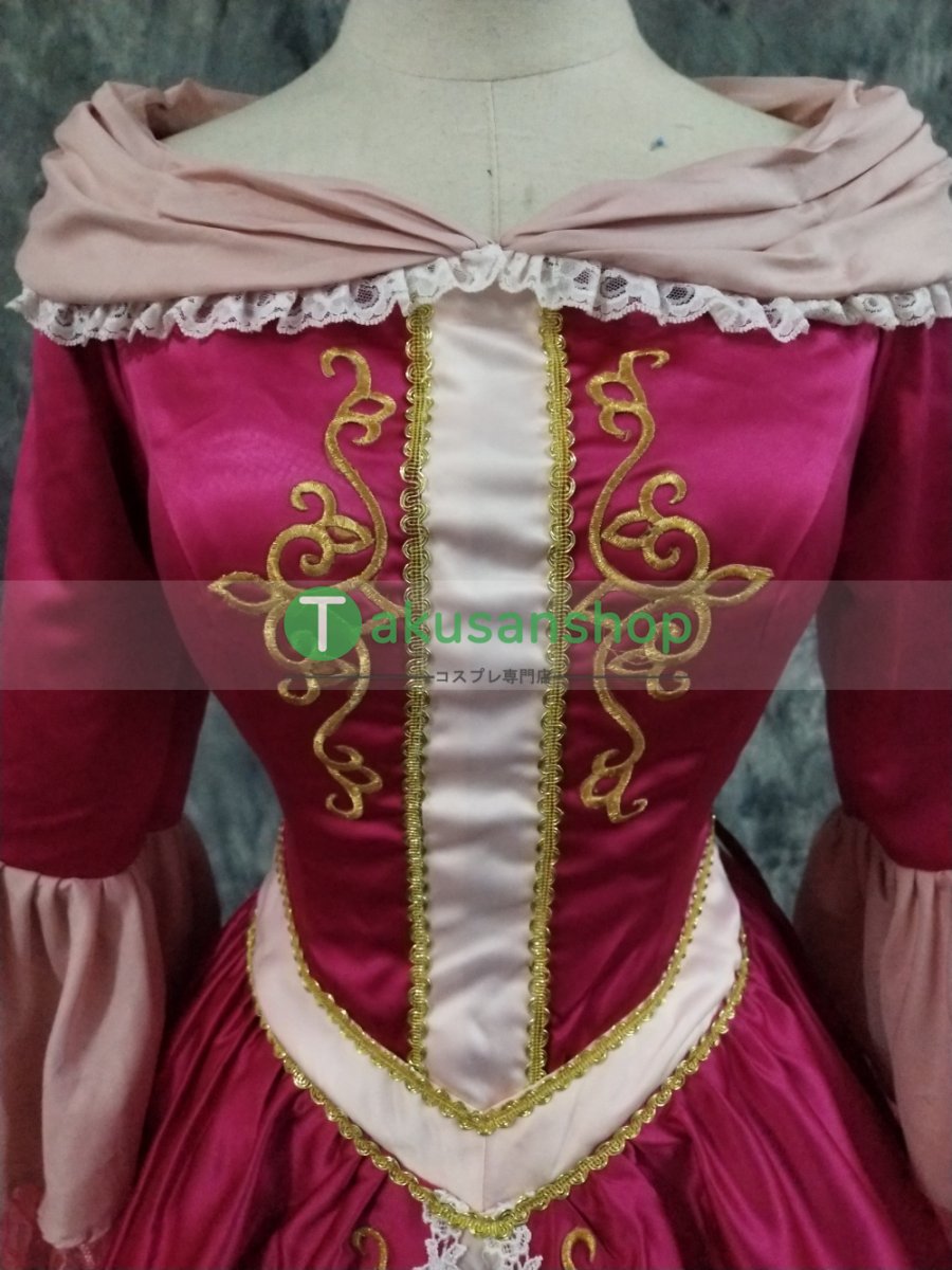 画像6: 美女と野獣 ベル  プリンセス ドレス  ハロウィン お姫様 風 コスチューム コスプレ衣装 オーダーメイド (6)