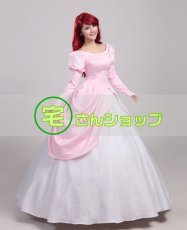 画像2: ディズニー  リトル マーメイド 人魚姫 アリエル ドレス プリンセス  ハロウィン　イベント仮装 　コスチューム　コスプレ衣装 (2)