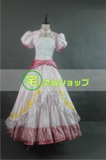 画像1: スーパーマリオ ピーチ姫 コスプレ衣装 (1)