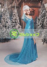 画像3: ディズニー FROZEN アナと雪の女王 エルサ Elsa コスプレ衣装 (3)