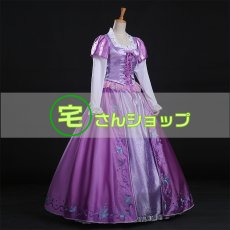 画像2: ディズニー　Tangled 塔の上のラプンツェル ラプンツェル Rapunzel  コスプレ衣装 (2)