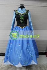 画像2: ディズニー FROZEN アナと雪の女王 アナ Anna 風 コスチューム コスプレ衣装 オーダーメイド無料 (2)