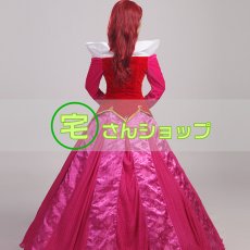 画像3:  ディズニープリンセス 眠れる森の美女 オーロラプリンセス 眠り姫 コスプレ衣装 (3)