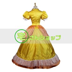 画像3: スーパーマリオ Daisy デイジー ドレス 風 コスチューム コスプレ衣装 オーダーメイド (3)