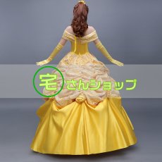 画像4: ディズニープリンセス  美女と野獣 ベル　コスプレ衣装 (4)