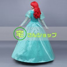 画像3:  ディズニープリンセス リトル マーメイド  人魚姫 アリエル ドレス  コスプレ衣装 (3)