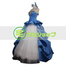 画像3: FATE/ZERO風　TYPE-MOON 10周年　セイバー　ネロ 青いドレス　手袋付き　コスプレ衣装 (3)