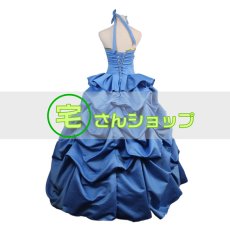 画像4: 【女性Sサイズ】FATE/ZERO風　TYPE-MOON 10周年　セイバー　ネロ 青いドレス　手袋付き　コスプレ衣装 (4)