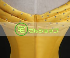 画像8: ディズニー 美女と野獣 (アニメ映画)  ベル コスプレ衣装 コスチューム (8)