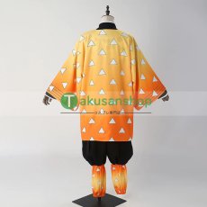 画像3: 鬼滅の刃 我妻善逸 風  コスチューム コスプレ衣装 (3)