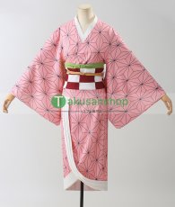画像3: 鬼滅の刃  竈門禰豆子 かまど ねずこ 風 コスチューム コスプレ衣装 (3)