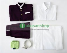 画像8: 鬼滅の刃 甘露寺蜜璃 風 コスチューム コスプレ衣装 (8)