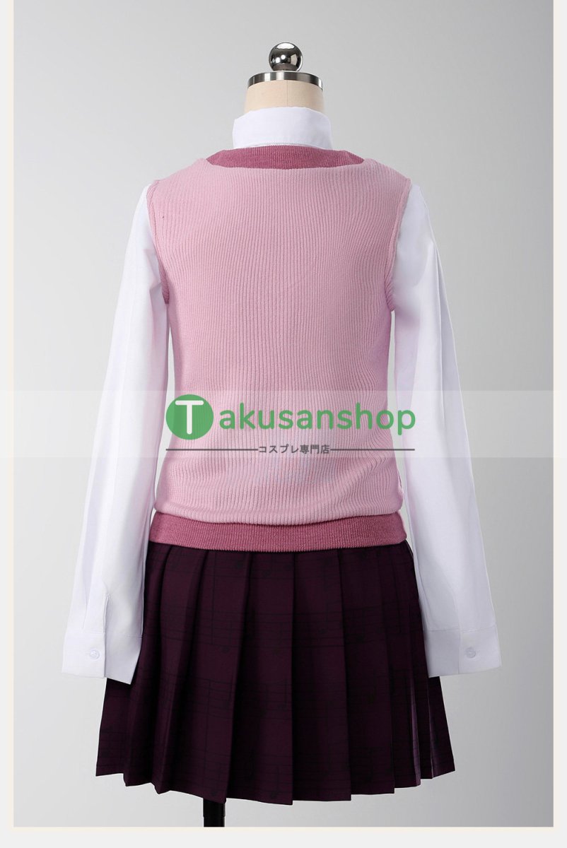 画像3: ニューダンガンロンパV3 みんなのコロシアイ新学期 赤松楓 制服 コスプレ衣装 コスチューム (3)