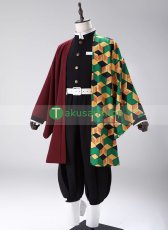 画像3: 鬼滅の刃 冨岡義勇 とみおかぎゆう 風 コスチューム コスプレ衣装 (3)