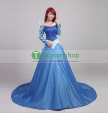 画像1: 眠れる森の美女 オーロラ姫 眠り姫 プリンセス ドレス  風 コスチューム コスプレ衣装 オーダーメイド (1)
