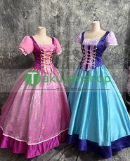 画像1: Tangled 塔の上のラプンツェル ラプンツェル Rapunzel 風 コスチューム コスプレ衣装 オーダーメイド (1)