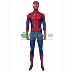 画像1: スパイダーマン Spider-Man ピーター・パーカー 風 全身タイツ コスチューム コスプレ衣装 (1)
