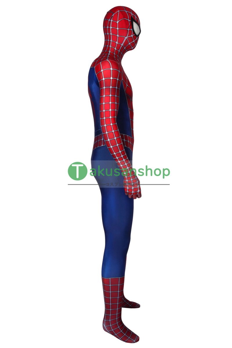 画像3: スパイダーマン Spider-Man ピーター・パーカー 風 全身タイツ コスチューム コスプレ衣装 (3)