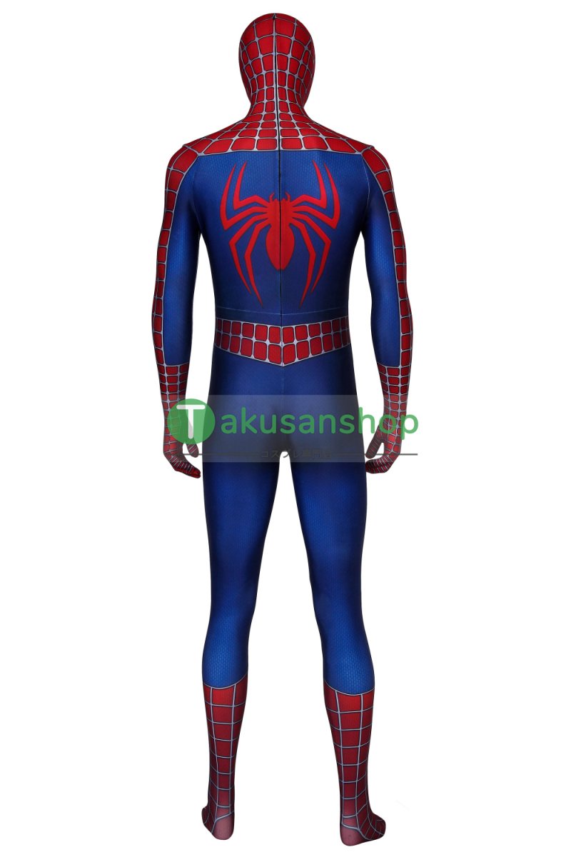 画像4: スパイダーマン Spider-Man ピーター・パーカー 風 全身タイツ コスチューム コスプレ衣装 (4)