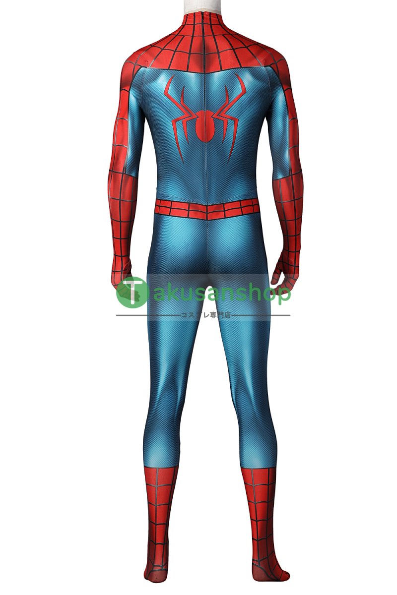 画像6: スパイダーマン Spider-Man ピーター・パーカー 風 全身タイツ コスチューム コスプレ衣装 (6)