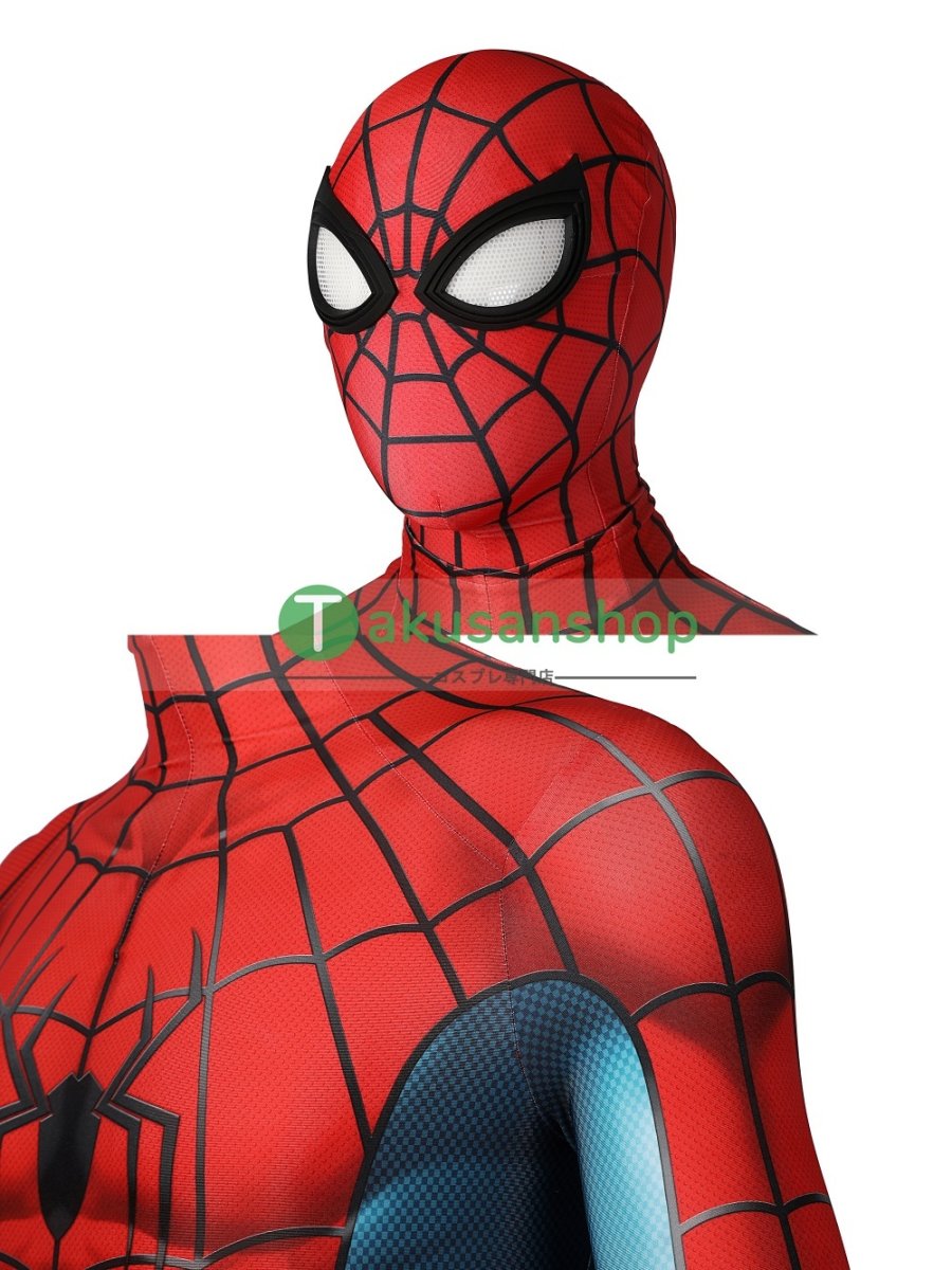 画像8: スパイダーマン Spider-Man ピーター・パーカー 風 全身タイツ コスチューム コスプレ衣装 (8)