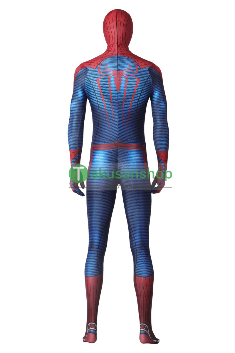 画像2: アメイジング・スパイダーマン ピーター・パーカー 風 全身タイツ コスチューム コスプレ衣装 (2)