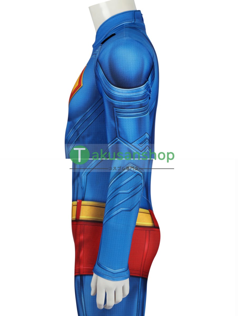 画像15: 子供向  Superman 2025映画 スーパーマン：レガシー クラーク・ケント 風 コスチューム コスプレ衣装 (15)